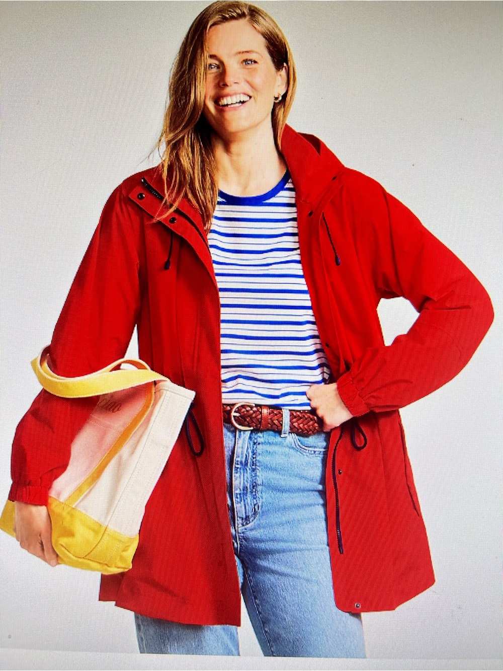 REI Women's Red Hooded Outdoor Jacket. Size M.